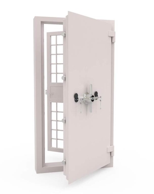 Дверь ЛС-071 М левая с решеткой
