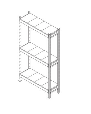 СТ-023 Стеллаж 1800х1200х600