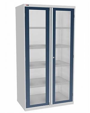 Шкаф инструментальный ДиКом ВС-055-01 с дверьми с окнами