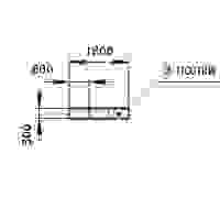 СТ-023 Ярус хранения 300/1800 Полки цинк