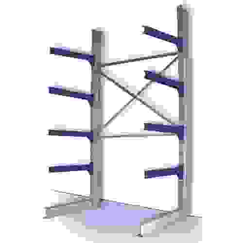 Консольный стеллаж КТ 4000х1500х1000, 4 яруса