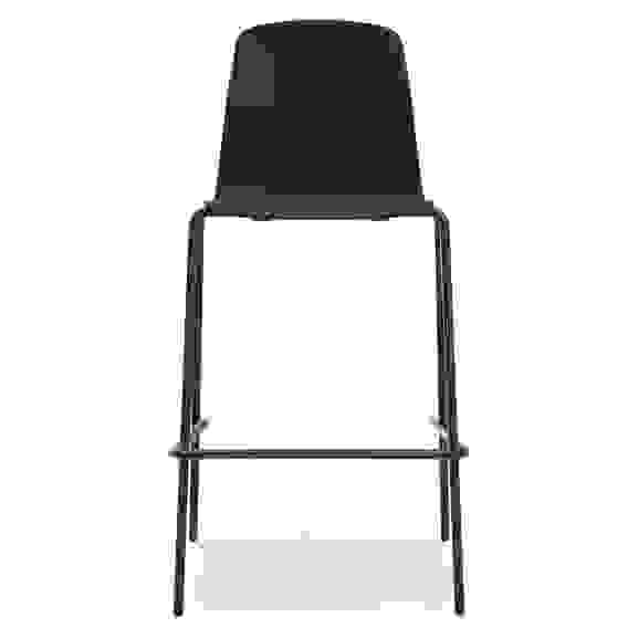 Стул барный h75 LOVKO, Базовая-RAL9005-Просто чёрный-(Domamid PA6 6G15 черный)