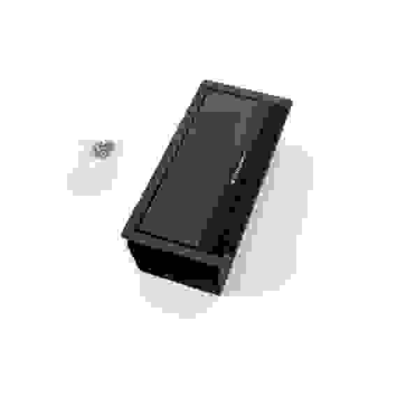 D.SYS Лючок для проводов 25х12,5, Базовая-RAL9005-Чёрный