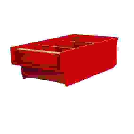 Ящик пласт. Б 300х185х100 красный