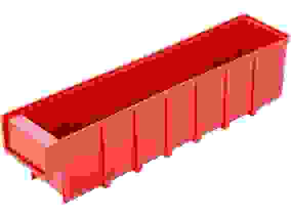 Ящик пласт. Б 400х 92х100 красный